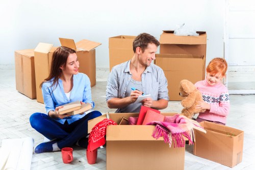 A secure and well-managed storage area with safety focus