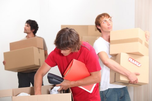 Office relocation transport with man and van in Aldgate